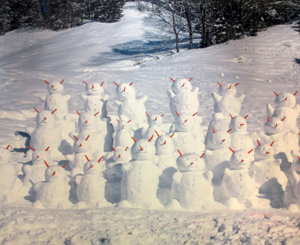 David Mann — Bijoutier à Liège - Olaf Breuning photographie Snowmen