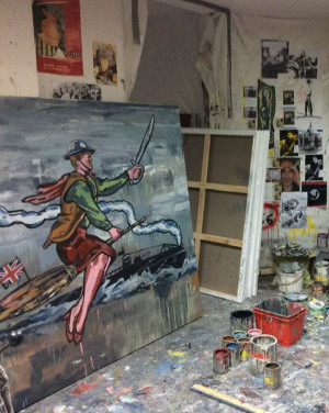 David Mann — Bijoutier à Liège - David Pirotte peinture atelier