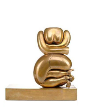 David Mann — Bijoutier à Liège - Miguel Berrocal Totoche sculpture puzzle en laiton corps de femme